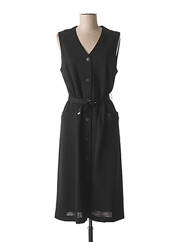 Robe mi-longue noir FRANCE RIVOIRE pour femme seconde vue