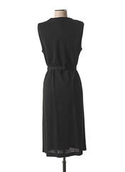 Robe mi-longue noir FRANCE RIVOIRE pour femme seconde vue