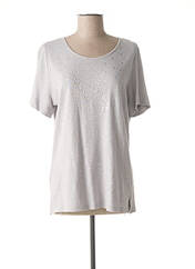 T-shirt gris MERI & ESCA pour femme seconde vue
