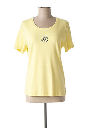 T-shirt jaune FRANCE RIVOIRE pour femme