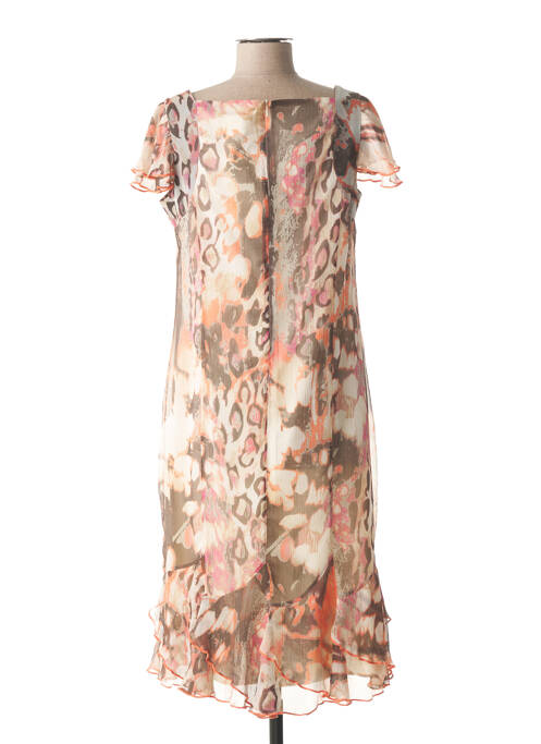 Robe mi-longue beige FRANCE RIVOIRE pour femme