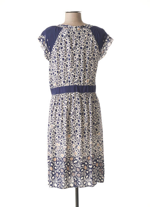 Robe mi-longue bleu GUY DUBOUIS pour femme