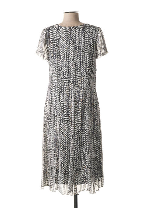 Robe mi-longue noir FRANCE RIVOIRE pour femme