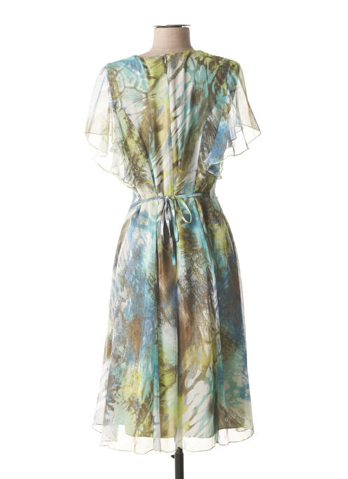 Robe mi-longue vert GUY DUBOUIS pour femme