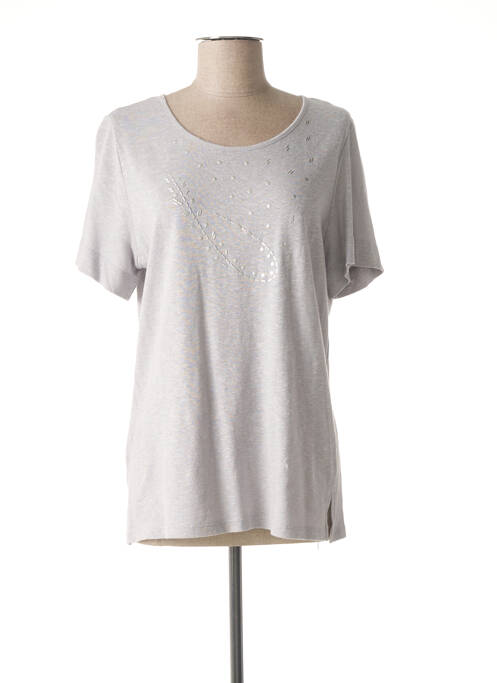 T-shirt gris MERI & ESCA pour femme
