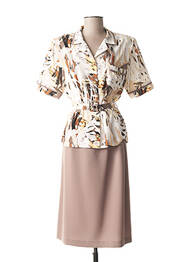 Ensemble epaulette beige FRANCE RIVOIRE femme