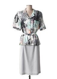 Ensemble epaulette gris FRANCE RIVOIRE femme