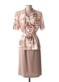 Ensemble epaulette beige FRANCE RIVOIRE femme