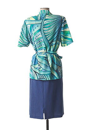 Ensemble epaulette bleu FRANCE RIVOIRE femme