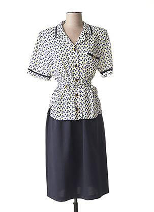 Ensemble epaulette bleu GUY DUBOUIS femme