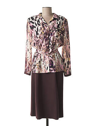 Ensemble epaulette violet FRANCE RIVOIRE femme