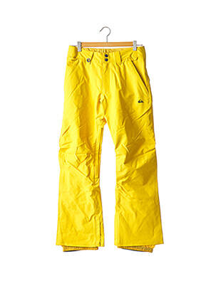 Pantalon flare jaune QUICKSILVER pour homme