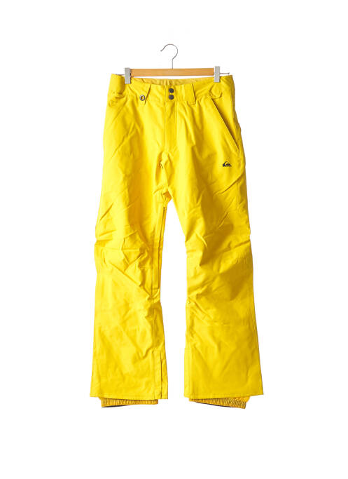 Pantalon flare jaune QUICKSILVER pour homme