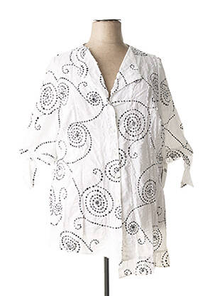 Tunique manches longues blanc CHRISTIAN MARRY pour femme