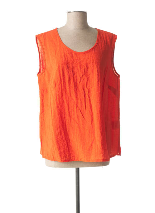 Top orange RIO pour femme