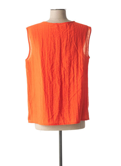 Top orange RIO pour femme