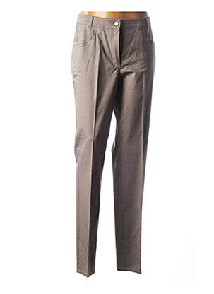 Pantalon gris ADELINA BY SCHEITER pour femme