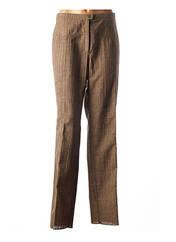 Pantalon marron CHRISTIAN MARRY pour femme seconde vue