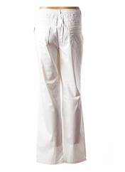 Pantalon droit blanc CHRISTIAN MARRY pour femme seconde vue