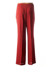 Pantalon droit rouge RIO pour femme seconde vue