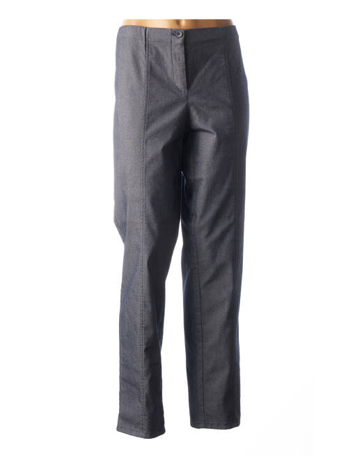 Pantalon droit bleu FRANK WALDER pour femme