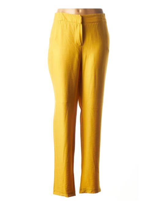 Pantalon droit jaune MERI & ESCA pour femme