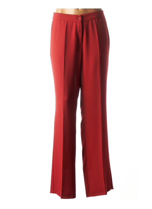 Pantalon droit rouge RIO pour femme