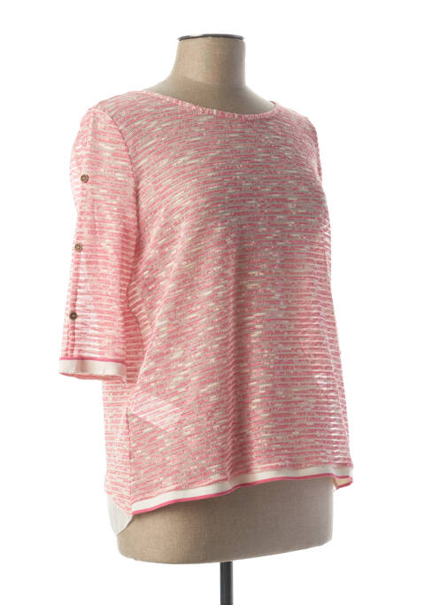 Pull rose ANDAMIO pour femme
