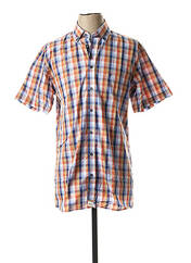 Chemise manches courtes orange CHATEL pour homme seconde vue