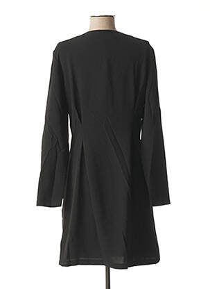 Robe mi-longue manches longues manches longues noir BLEND SHE femme