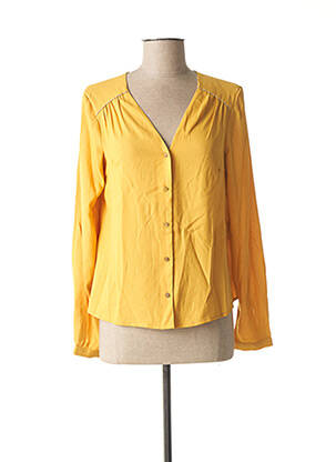 Chemisier manches longues manches longues jaune VERO MODA femme