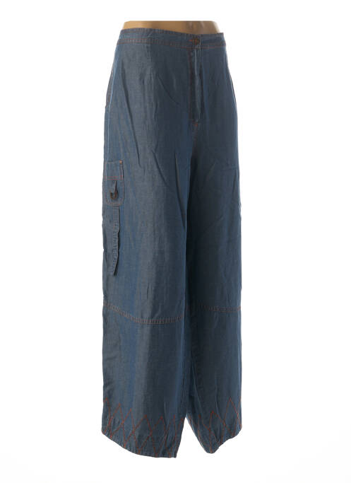 Pantalon droit bleu OLIVER JUNG pour femme