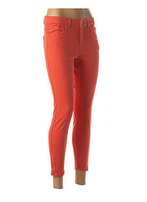 Jeans coupe slim orange B.YOUNG pour femme
