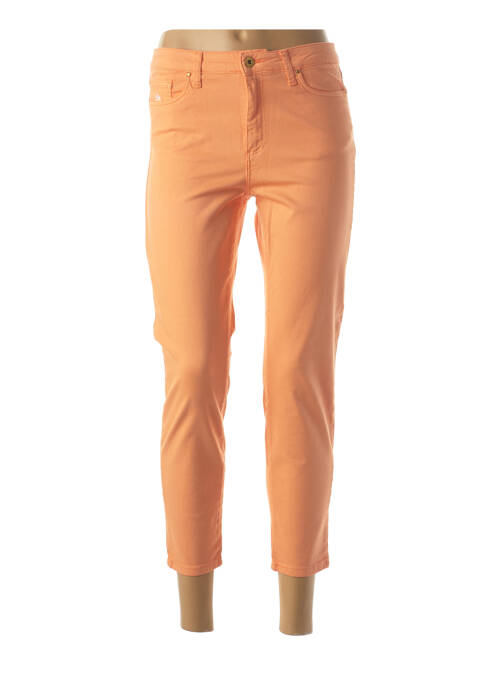 Jeans coupe slim orange LCDN pour femme