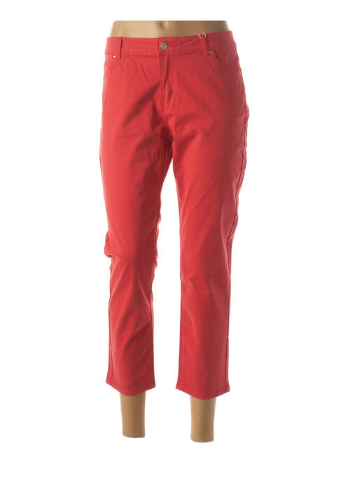 Pantalon 7/8 rouge C'EST BEAU LA VIE pour femme