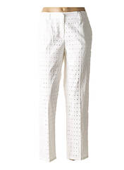 Pantalon droit blanc MARELLA pour femme seconde vue