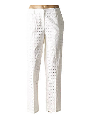 Pantalon droit blanc MARELLA pour femme