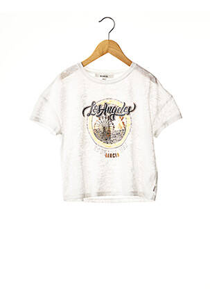 T-shirt blanc GARCIA pour garçon
