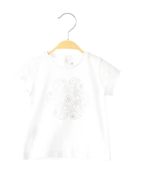 T-shirt blanc MAYORAL pour fille
