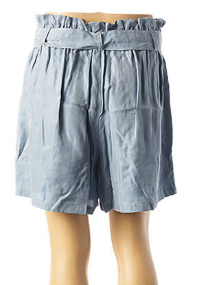 Short coupe droite bleu LOLA ESPELETA femme