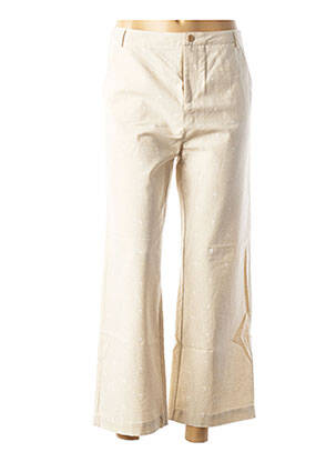 Pantalon flare beige I.CODE (By IKKS) pour femme