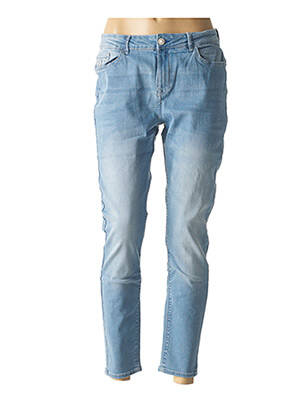 Pantalon 7/8 stretch taille normale bleu TIFFOSI femme