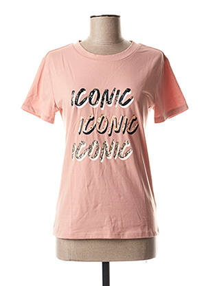 T-shirt rose LOFTY MANNER pour femme