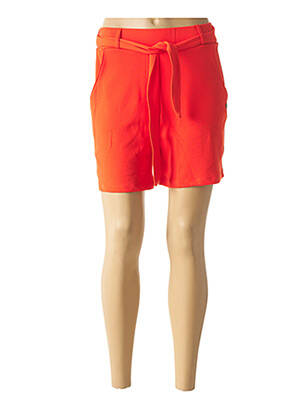 Short taille élastique orange GARCIA femme