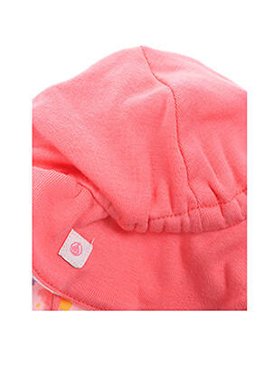 Chapeau fermeture liens à nouer rose PETIT BATEAU fille