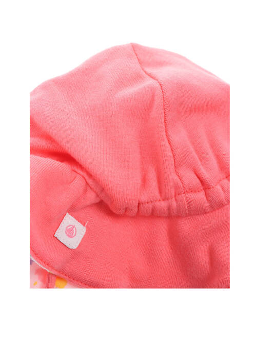 Chapeau fermeture liens à nouer rose PETIT BATEAU fille