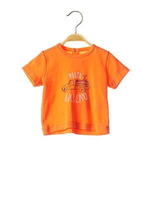 T-shirt orange PETIT BATEAU pour garçon