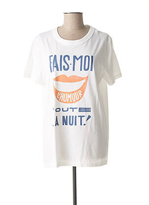 T-shirt blanc FABULOUS ISLAND pour femme