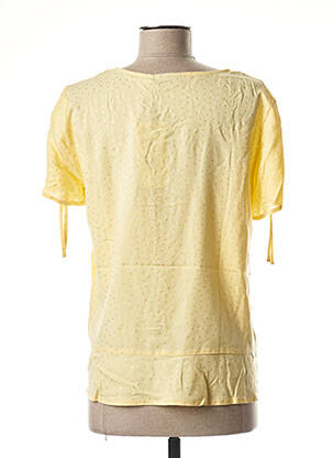 Blouse manches courtes manches courtes jaune B.YOUNG femme