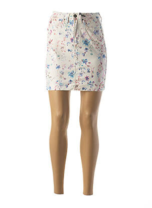 Jupe courte poches blanc IMPACT femme